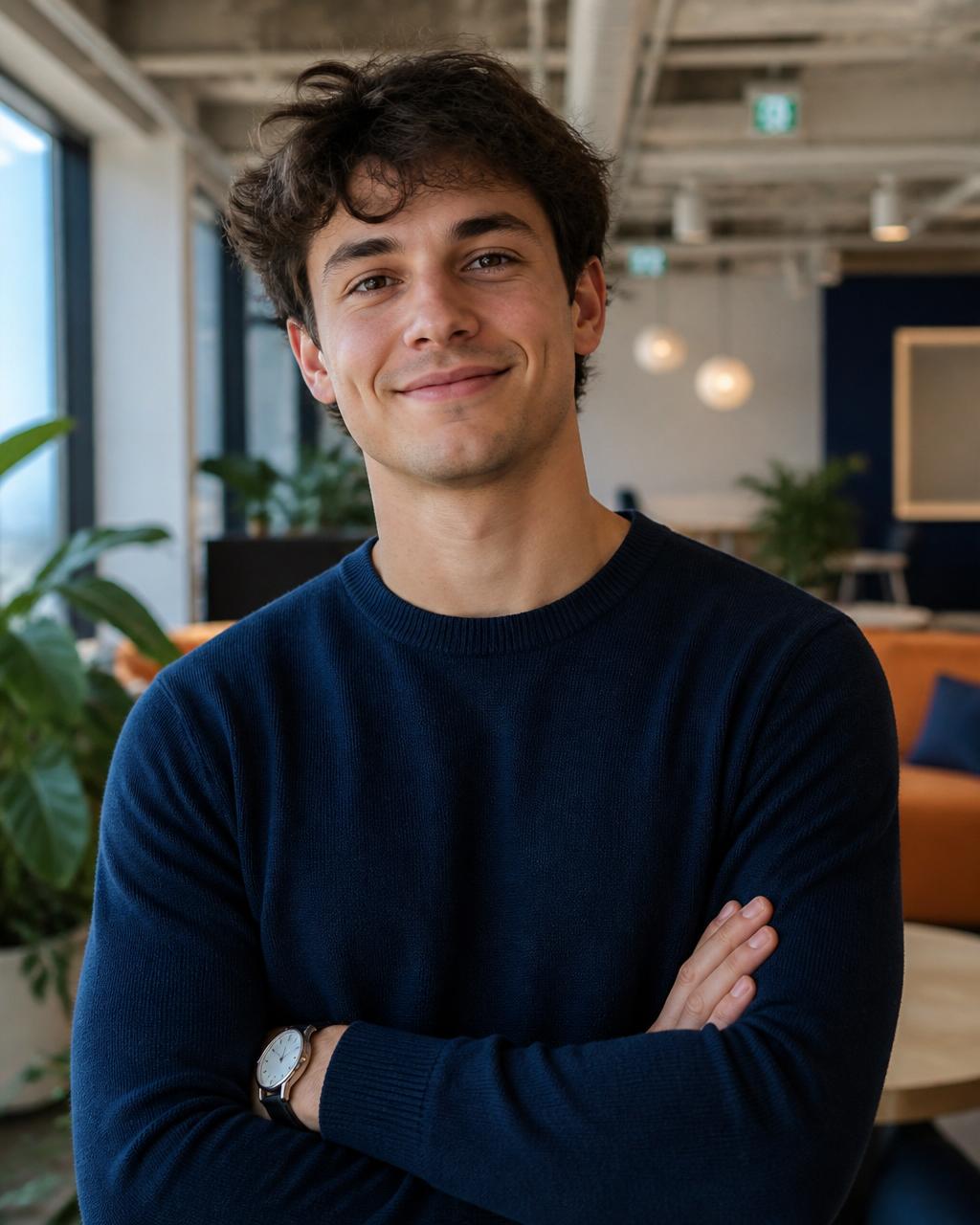 Confident young professional ready to launch their career